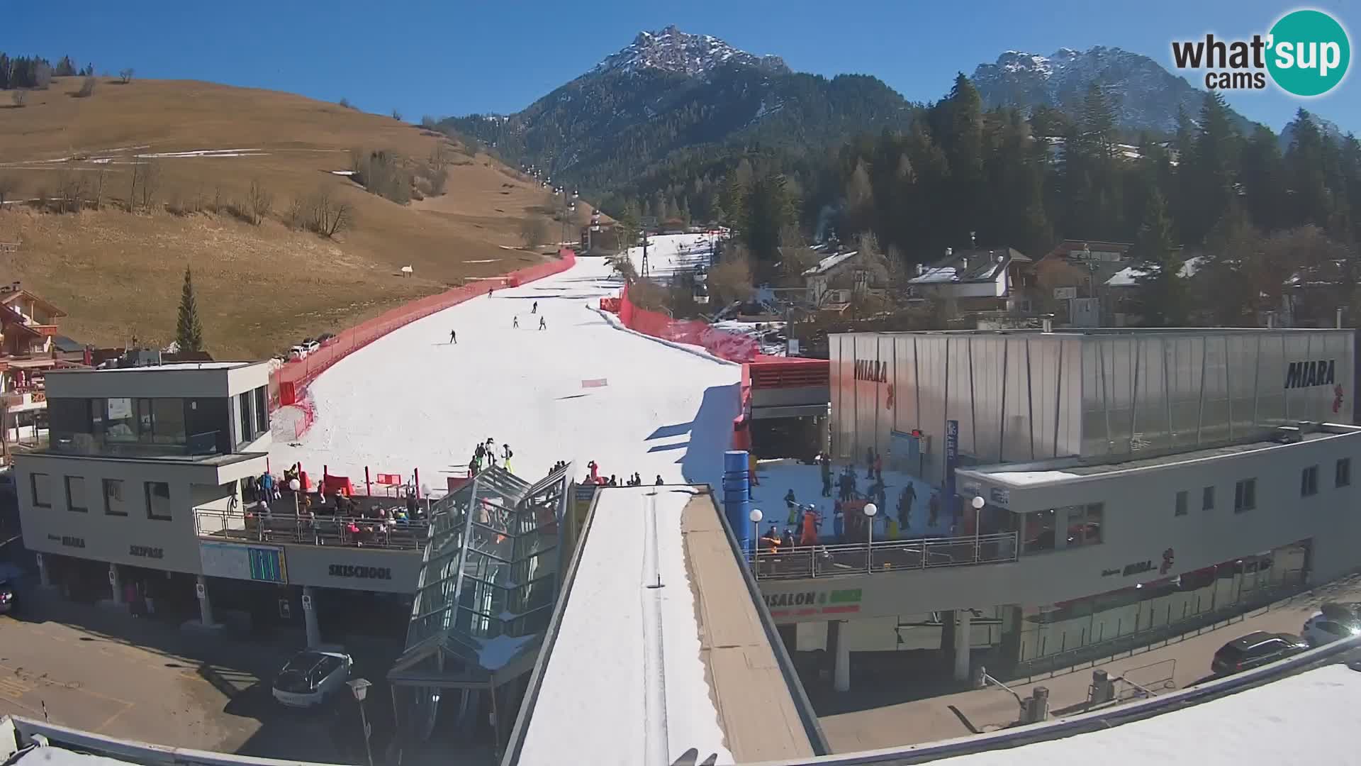 Kronplatz spletna kamera Miara spodnja postaja
