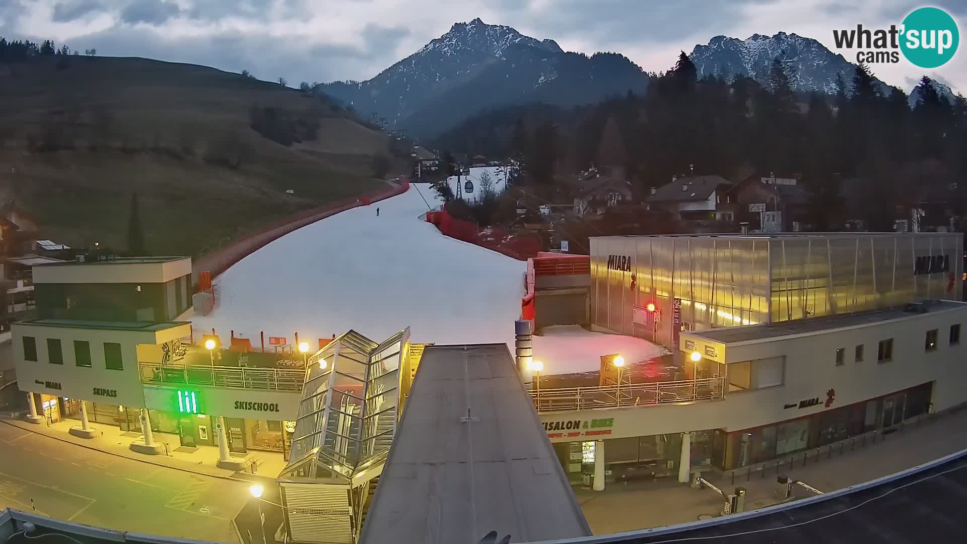 Kronplatz webcam Valley sation of Miara