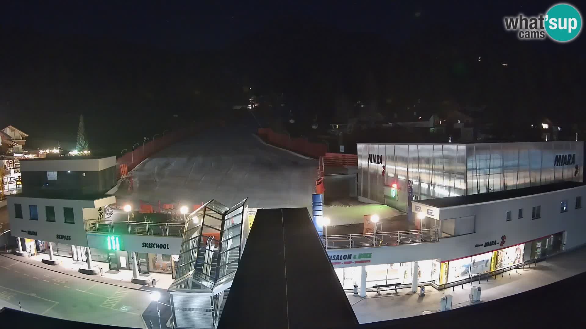 Kronplatz spletna kamera Miara spodnja postaja