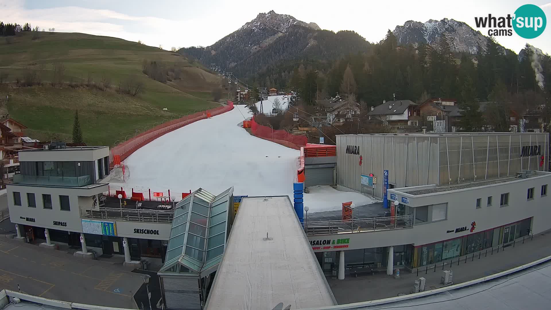 Kronplatz webcam Valley sation of Miara