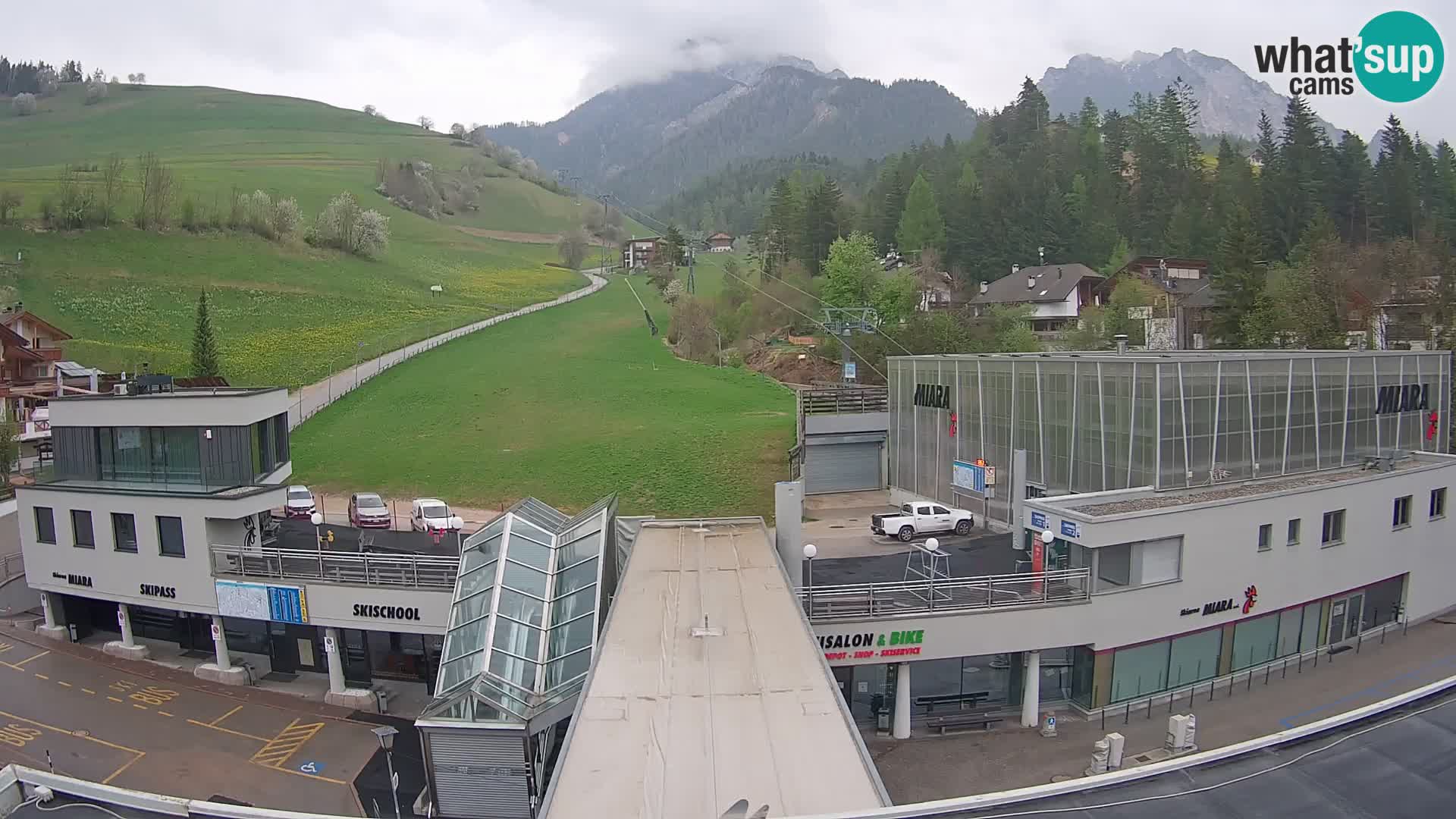 Kronplatz webcam Valley sation of Miara