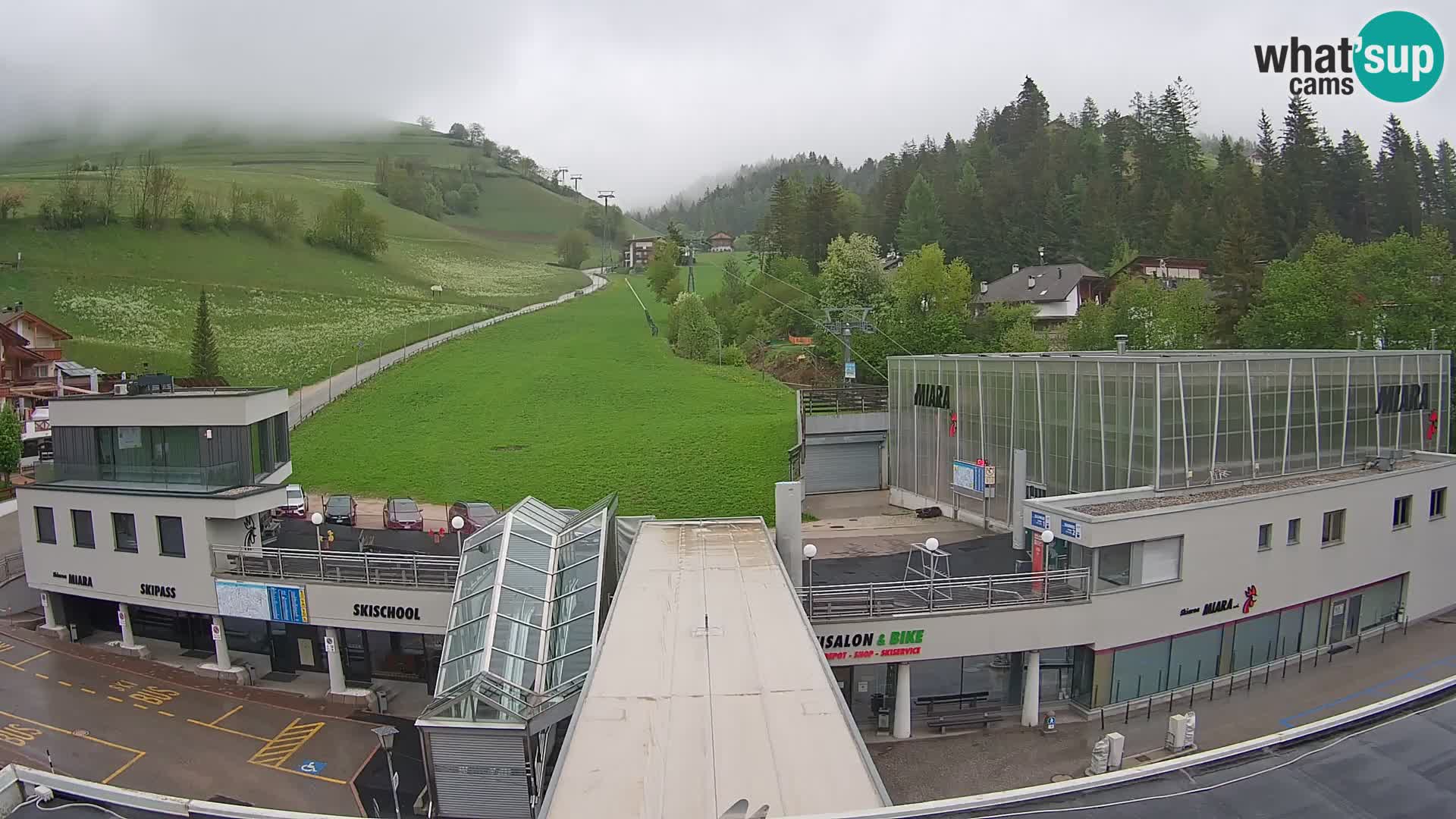 Plan de Corones Kronplatz Miara webcam en vivo – estación de valle