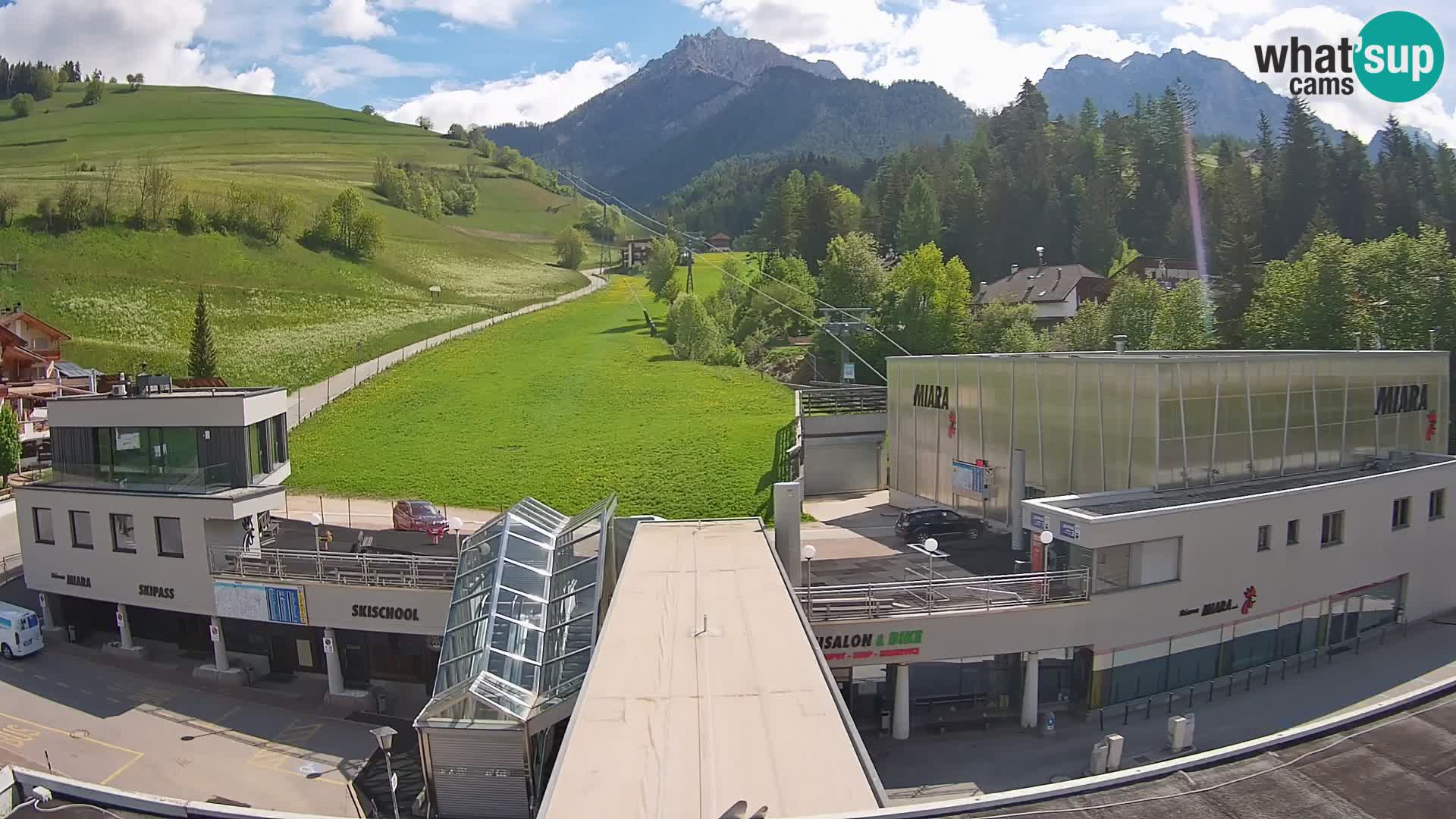 Kronplatz webcam Valley sation of Miara