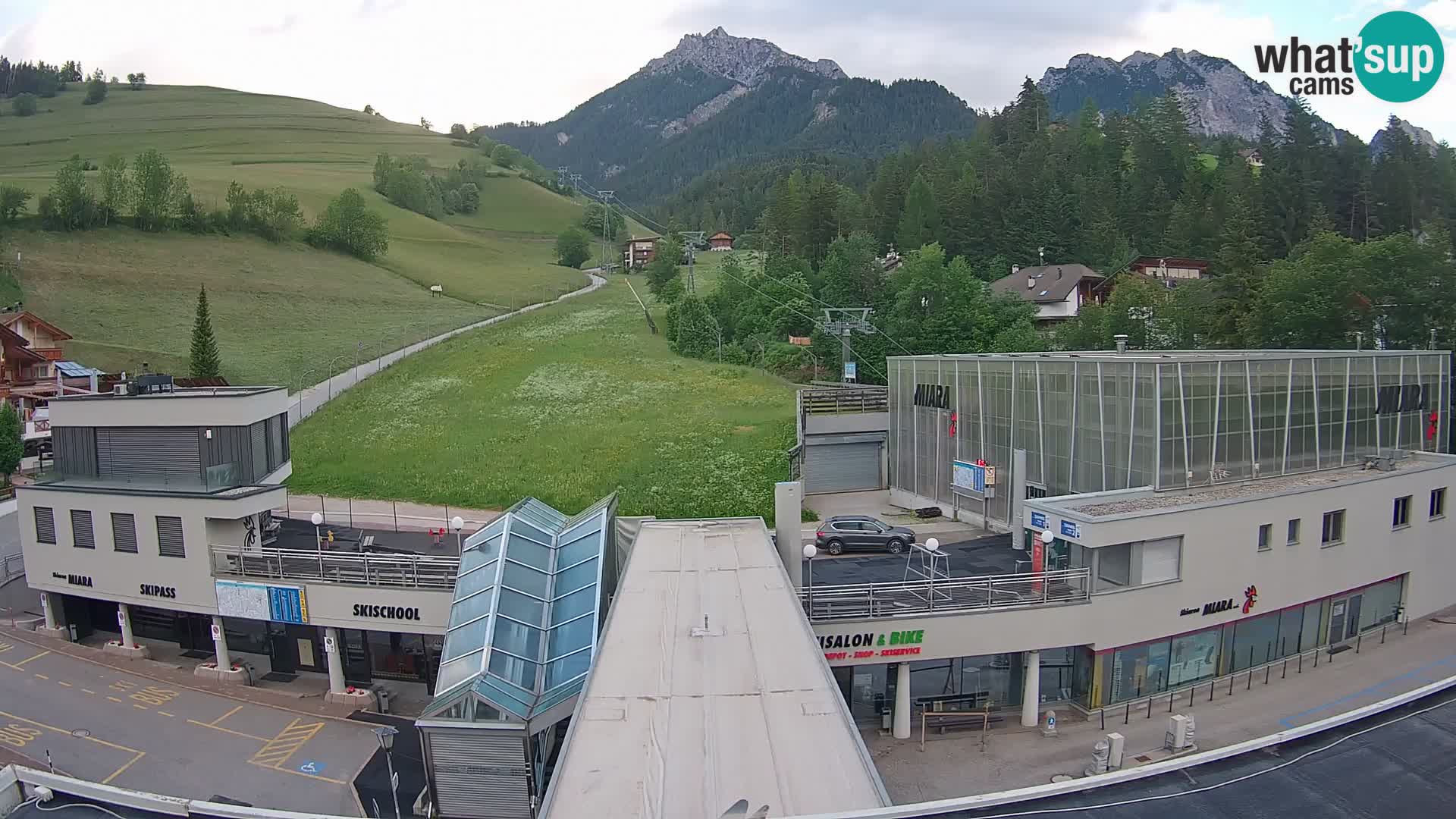 Plan de Corones Kronplatz Miara webcam en vivo – estación de valle