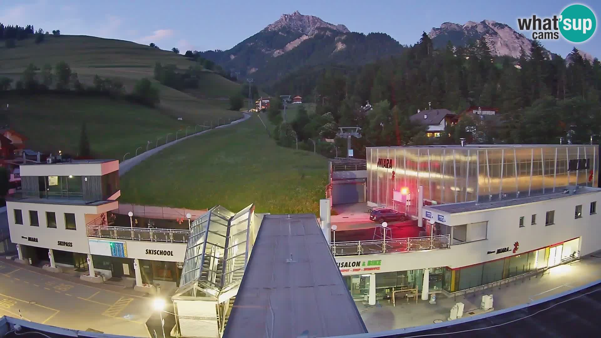 Kronplatz webcam Valley sation of Miara