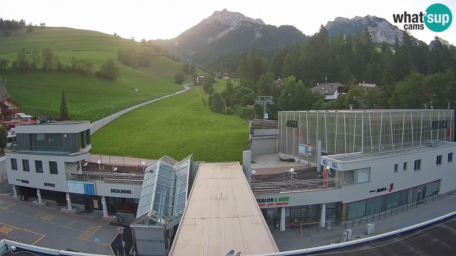 Plan de Corones Kronplatz Miara webcam en vivo – estación de valle