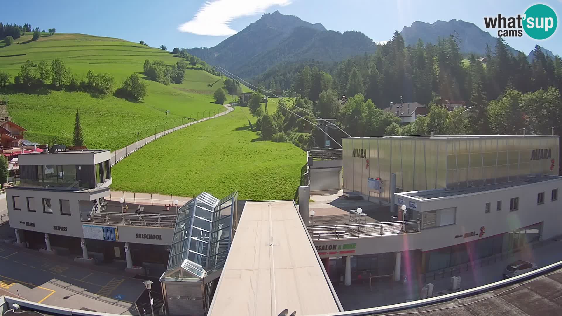 Kronplatz webcam Valley sation of Miara