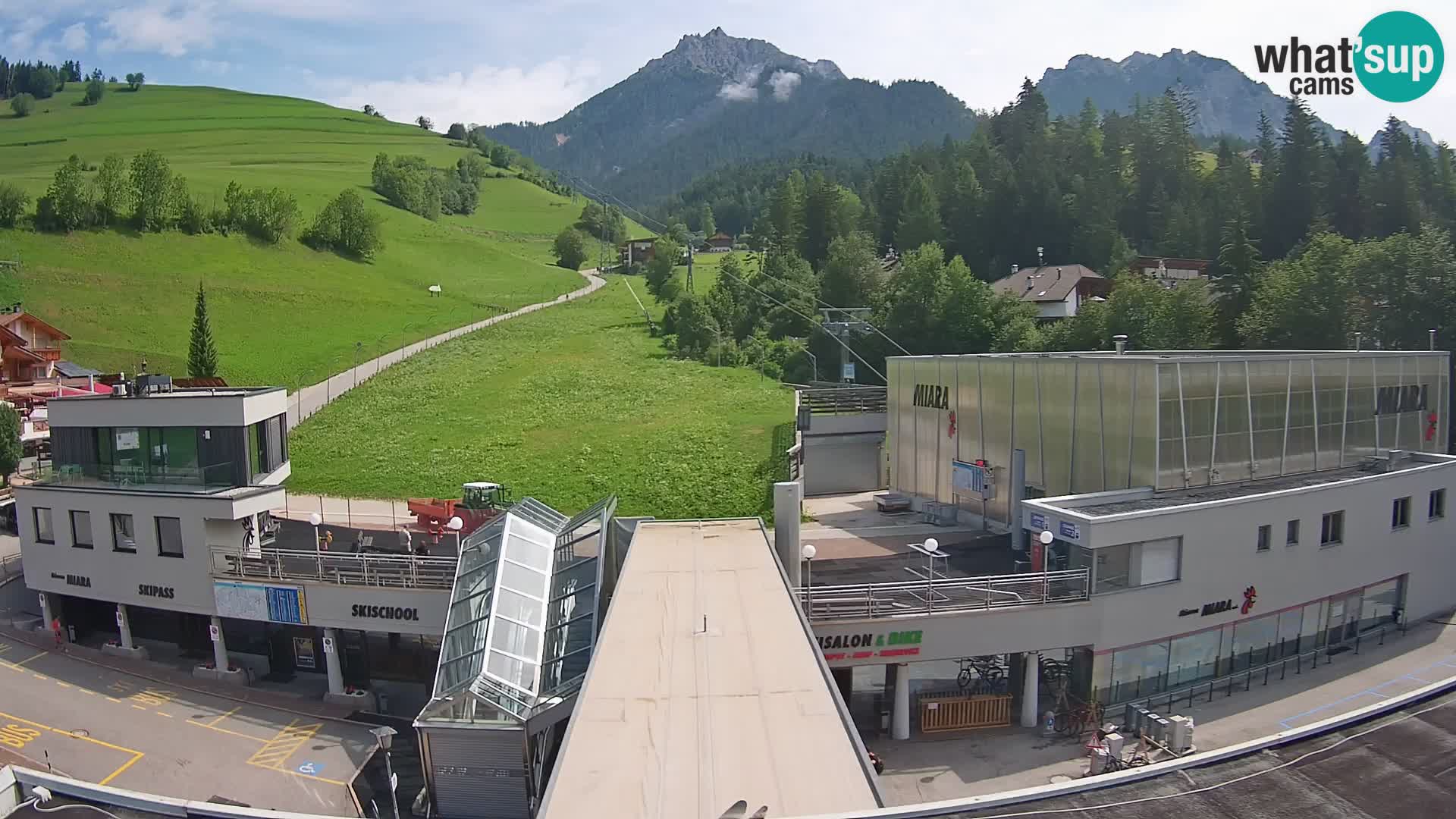 Kronplatz webcam Valley sation of Miara