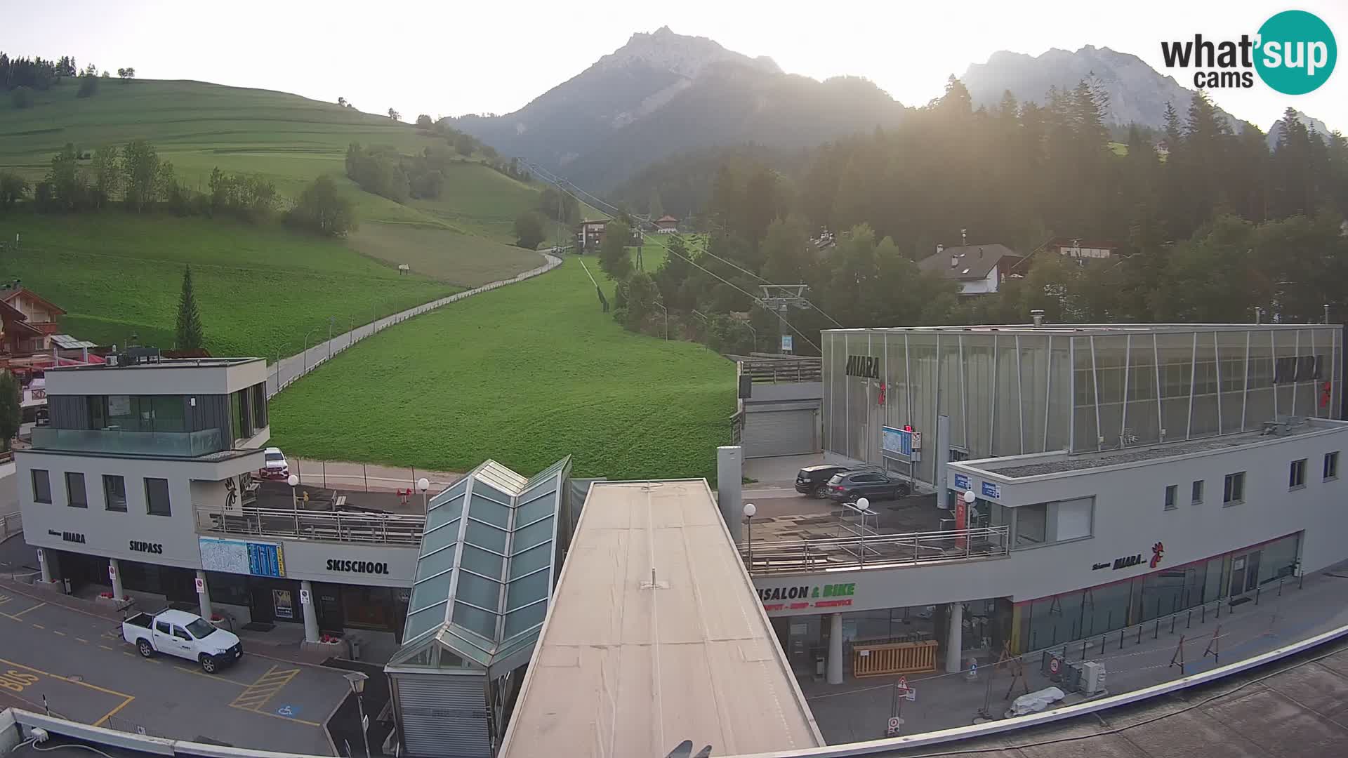 Kronplatz webcam Valley sation of Miara