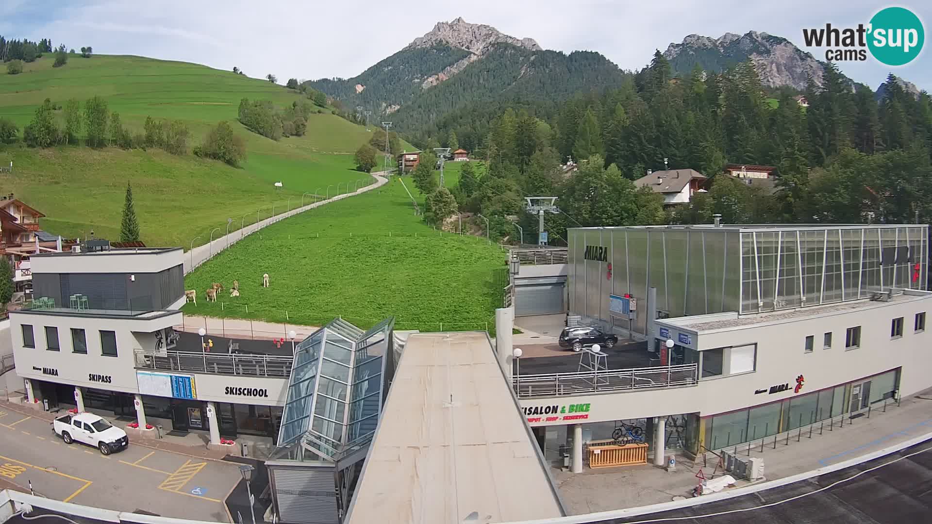 Kronplatz webcam Valley sation of Miara