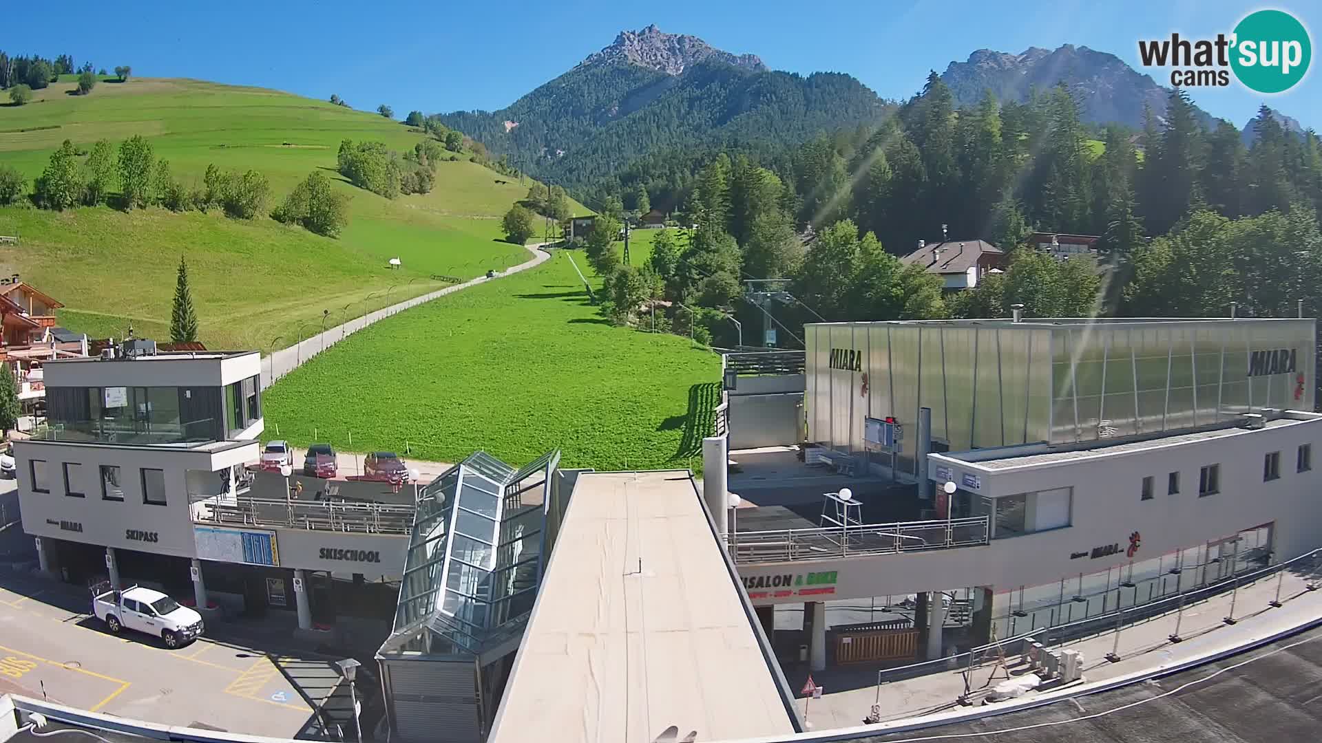 Kronplatz webcam Valley sation of Miara