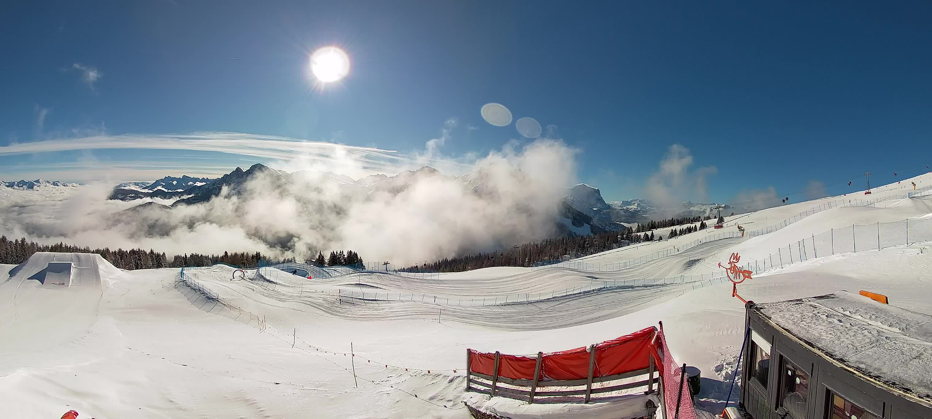 Snowpark Kronplatz web kamera