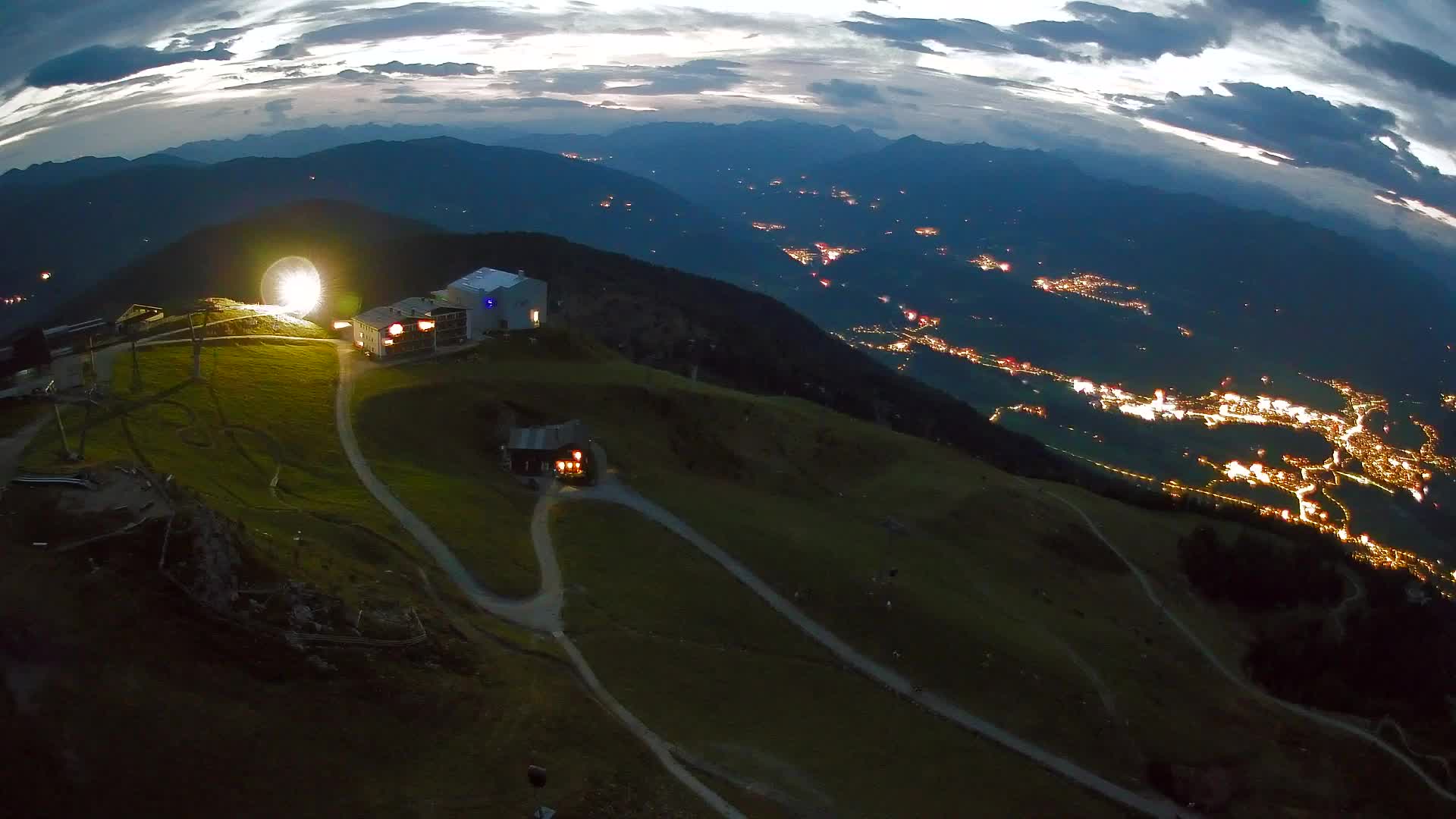 Station de ski Kronplatz sommet | vue sur Brunico