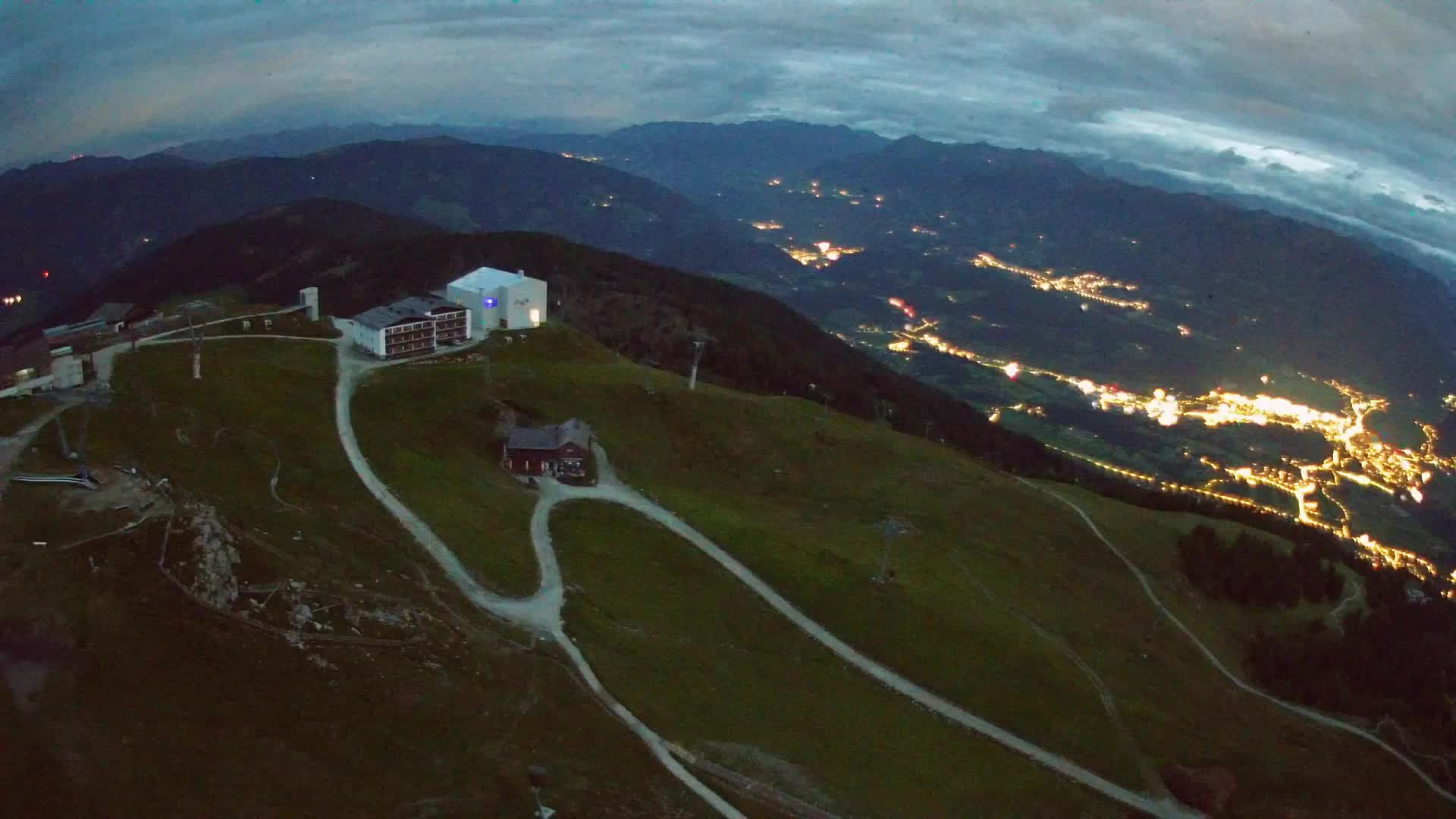 Kronplatz peak Ski resort | view to Bruneck