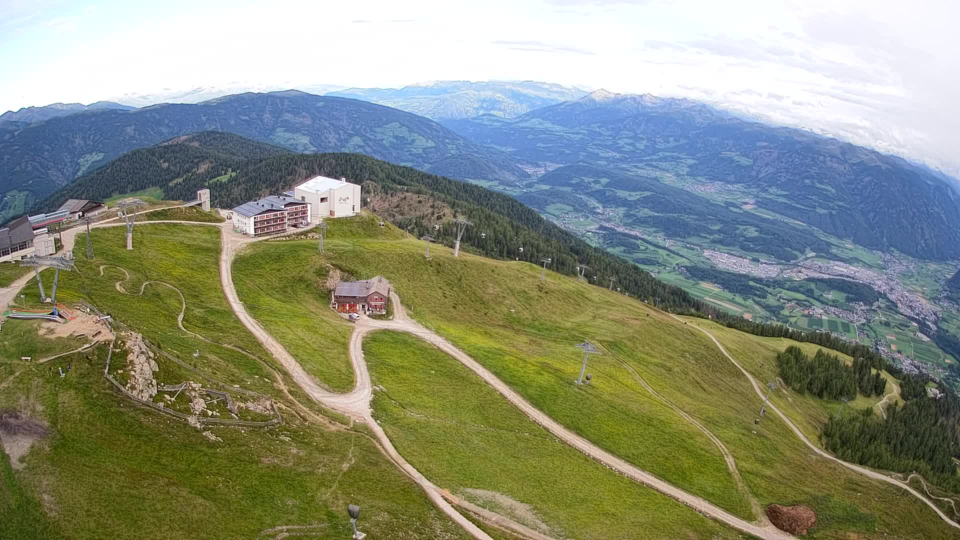 Smučišče Kronplatz – vrh | pogled na Bruneck