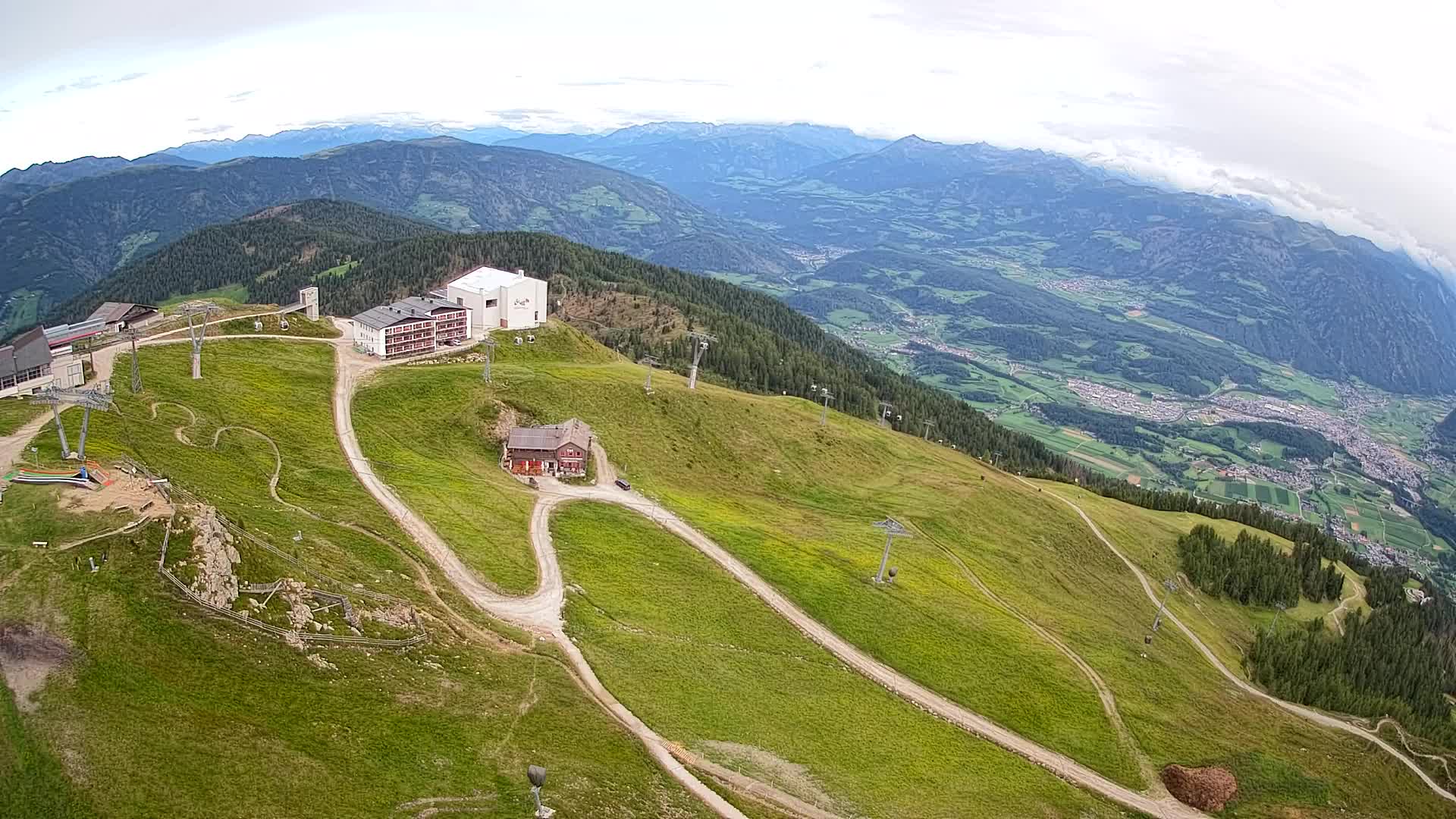 Smučišče Kronplatz – vrh | pogled na Bruneck