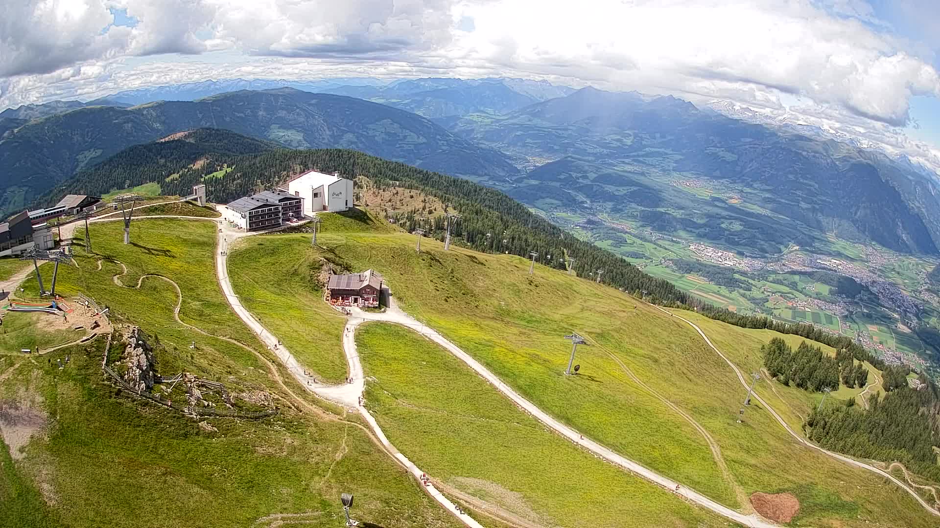 Smučišče Kronplatz – vrh | pogled na Bruneck