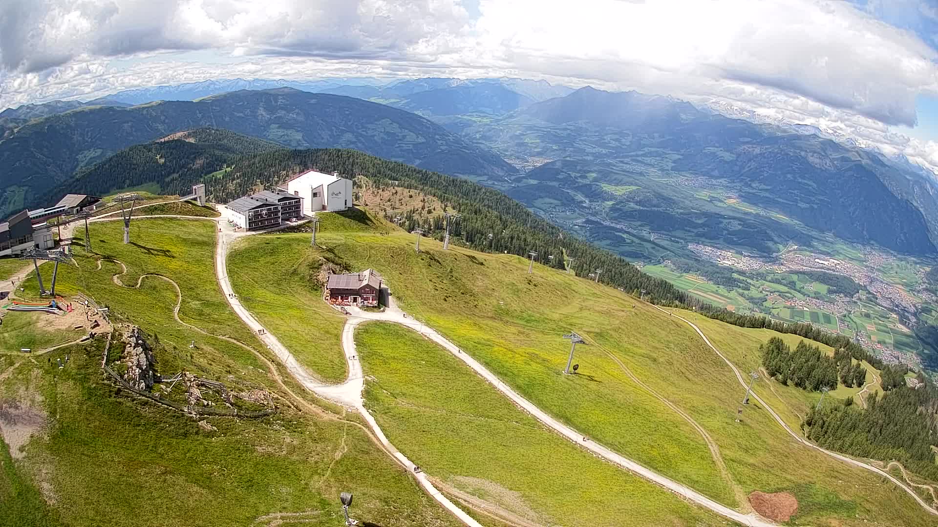 Smučišče Kronplatz – vrh | pogled na Bruneck