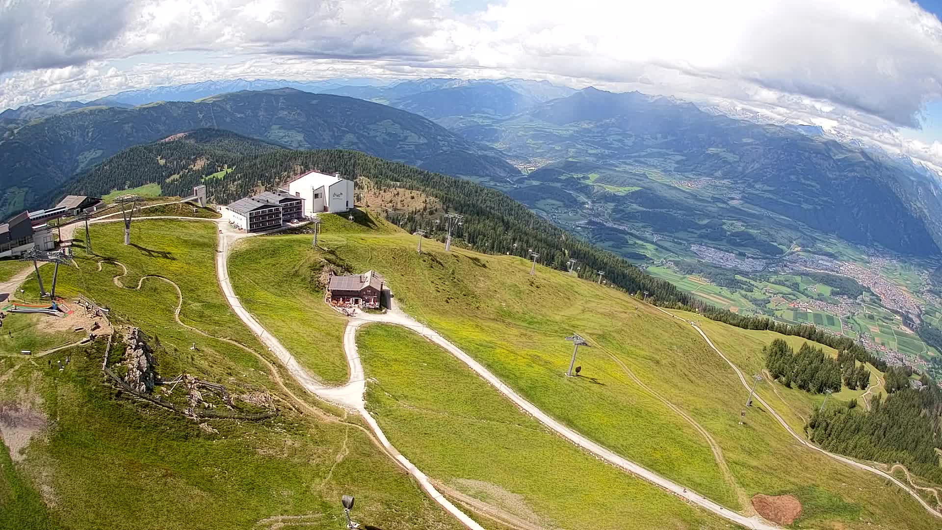 Smučišče Kronplatz – vrh | pogled na Bruneck