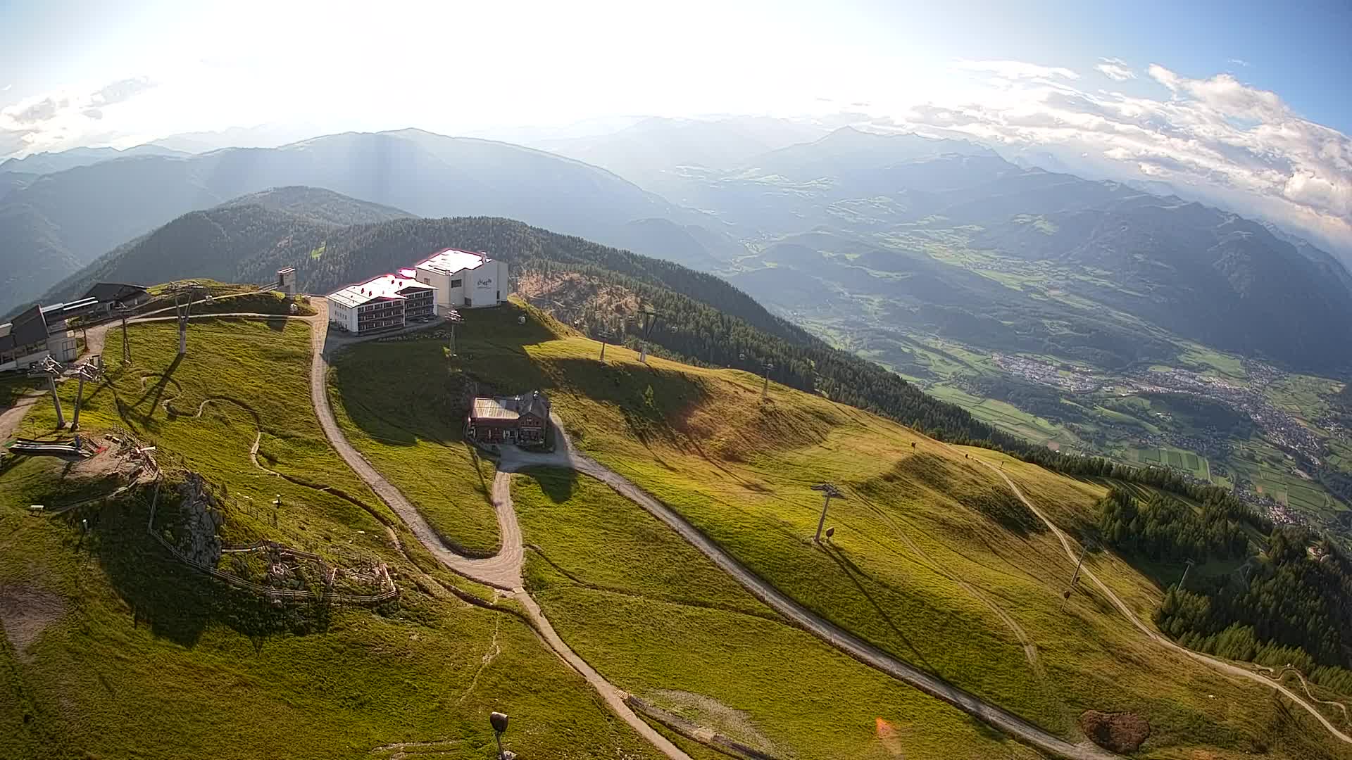 Stazione sciistica di Plan de Corones | vista su Brunico