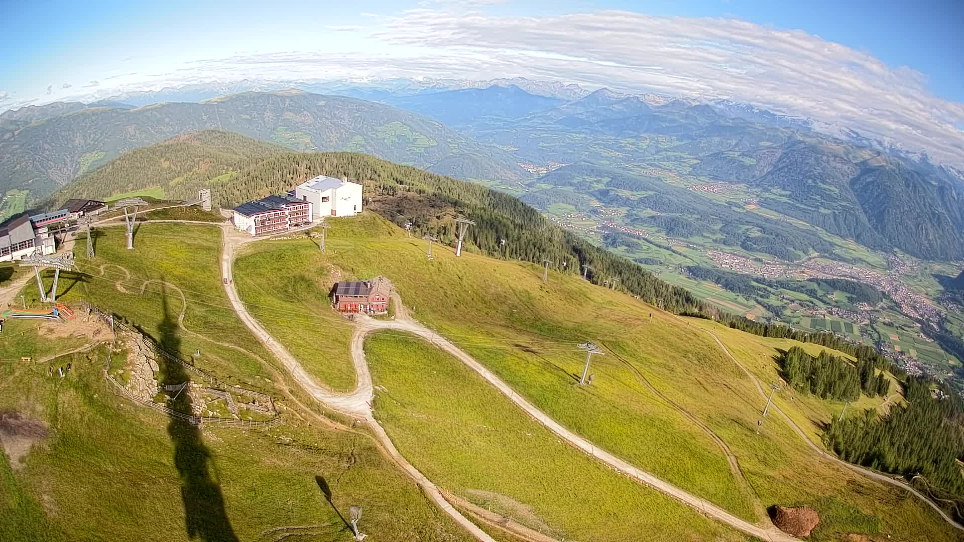Smučišče Kronplatz – vrh | pogled na Bruneck