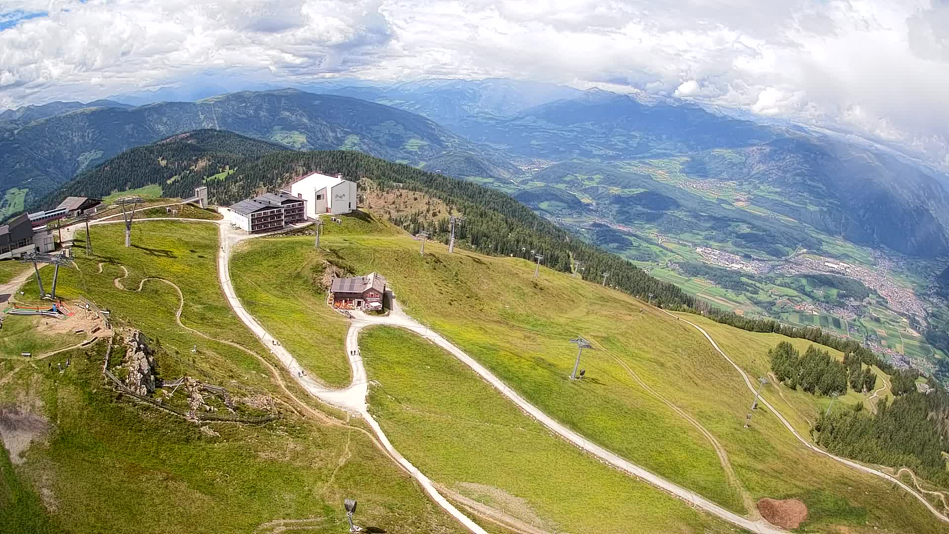 Smučišče Kronplatz – vrh | pogled na Bruneck