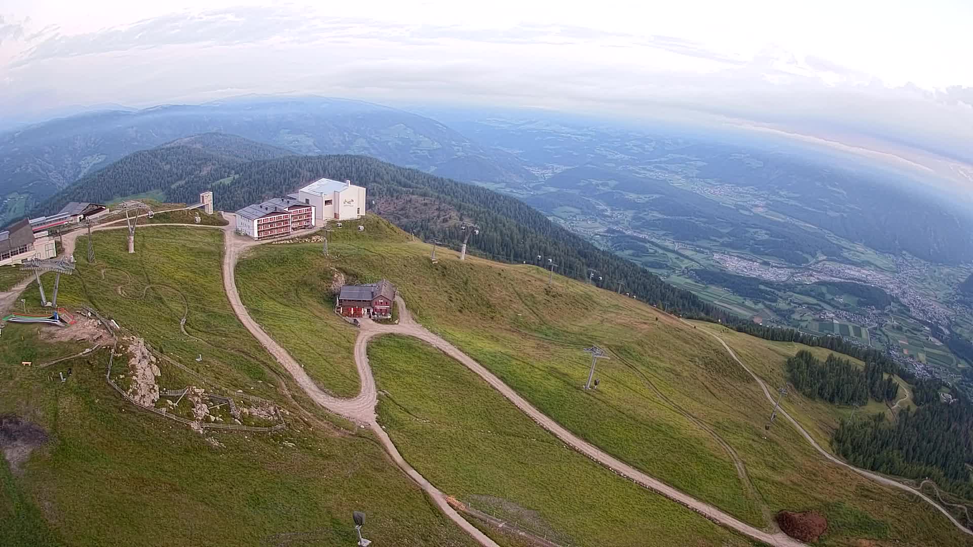 Smučišče Kronplatz – vrh | pogled na Bruneck