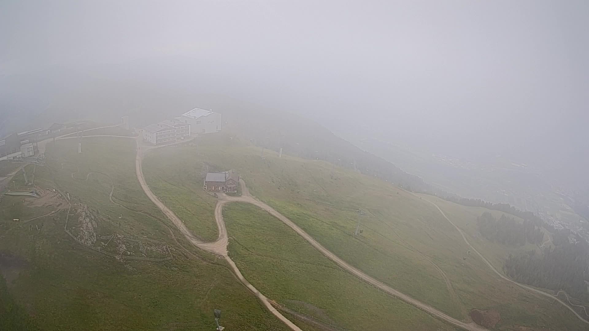 Skigebiet Kronplatz Gipfel | Blick auf Bruneck