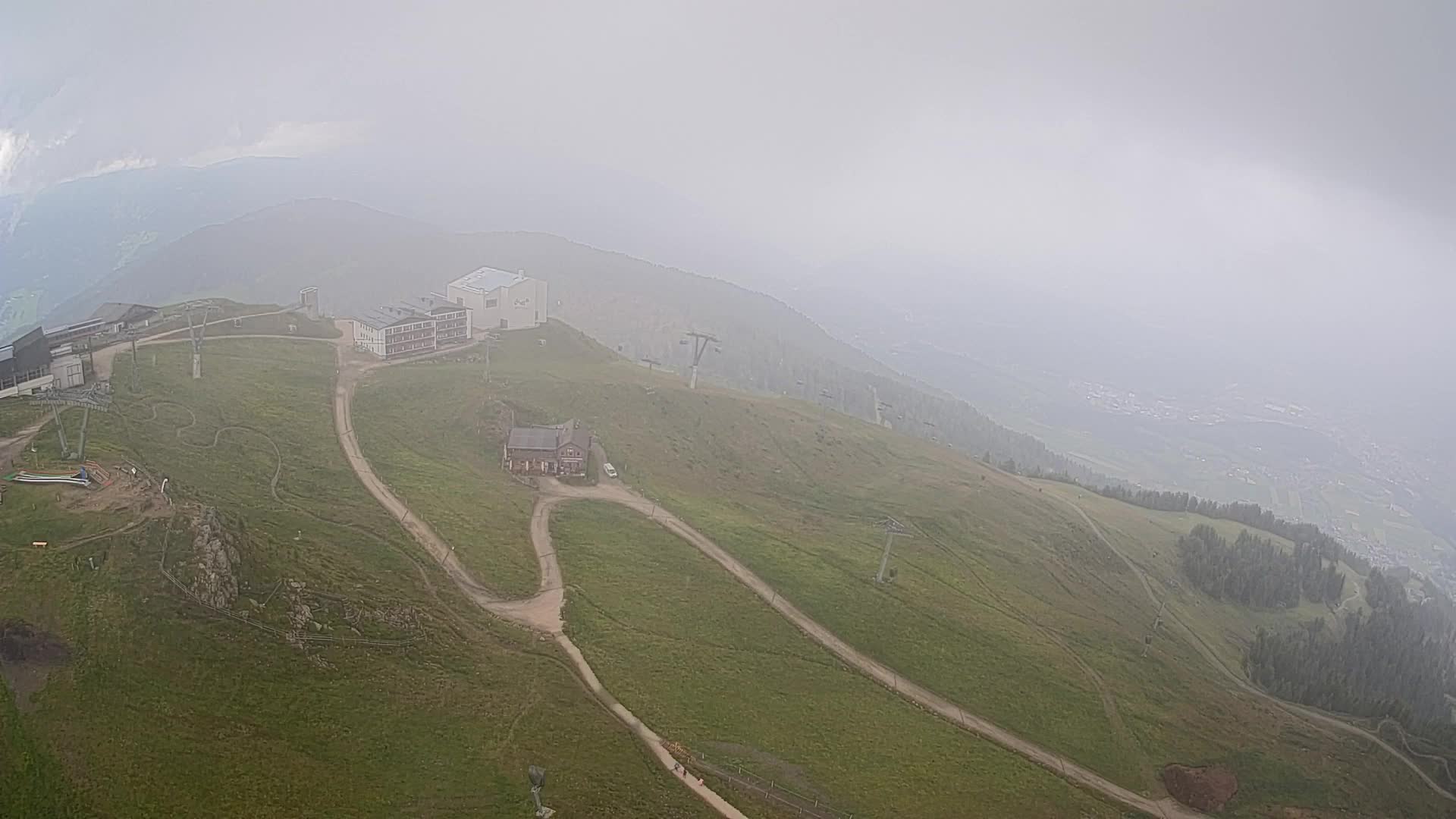 Skigebiet Kronplatz Gipfel | Blick auf Bruneck