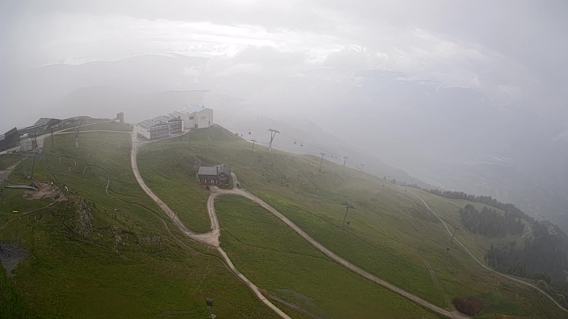Skigebiet Kronplatz Gipfel | Blick auf Bruneck