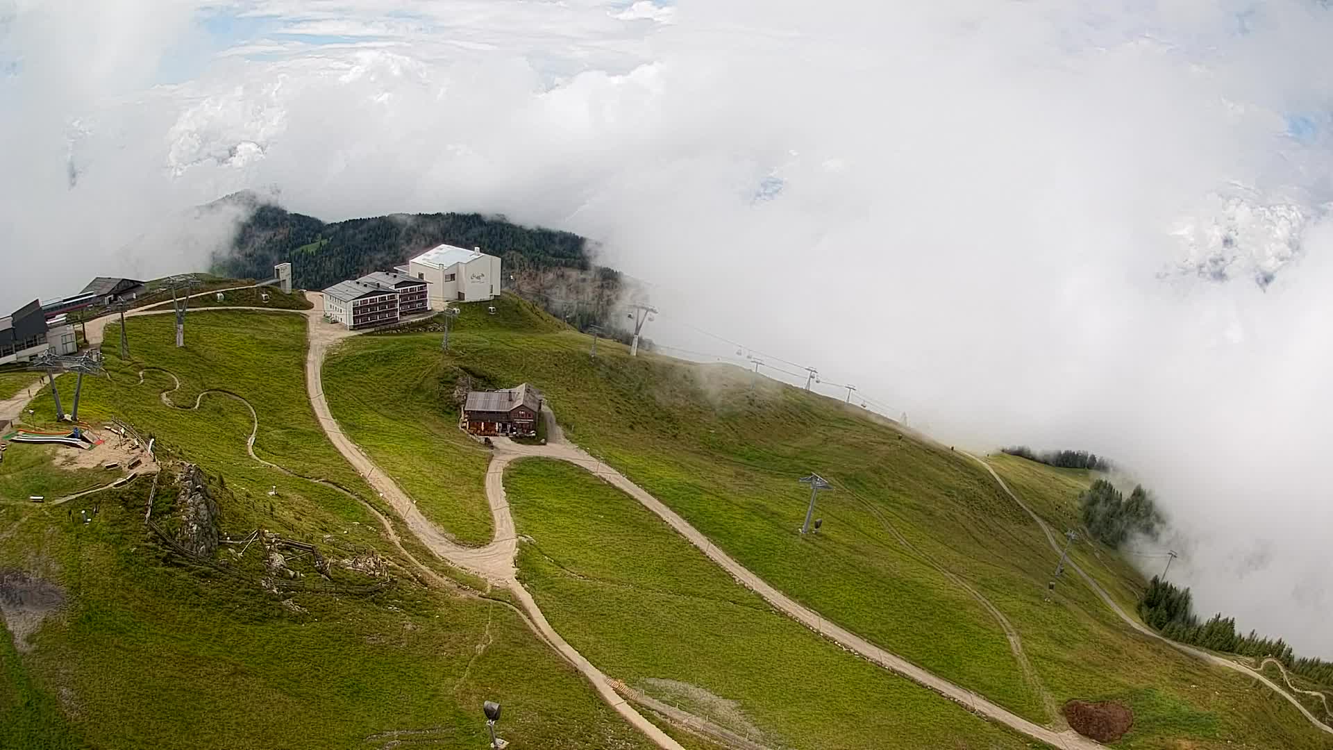 Smučišče Kronplatz – vrh | pogled na Bruneck