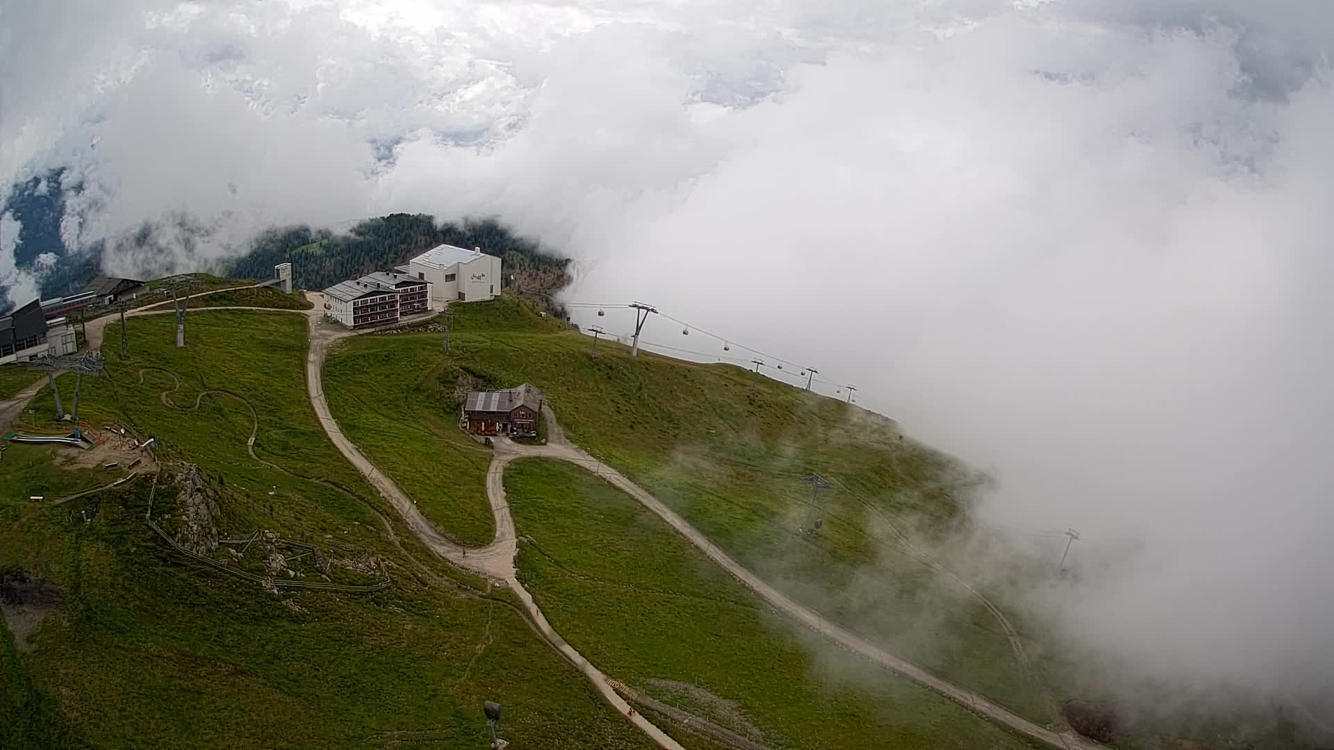Smučišče Kronplatz – vrh | pogled na Bruneck