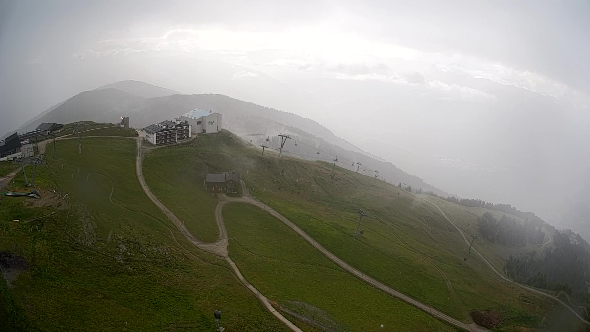 Skigebiet Kronplatz Gipfel | Blick auf Bruneck