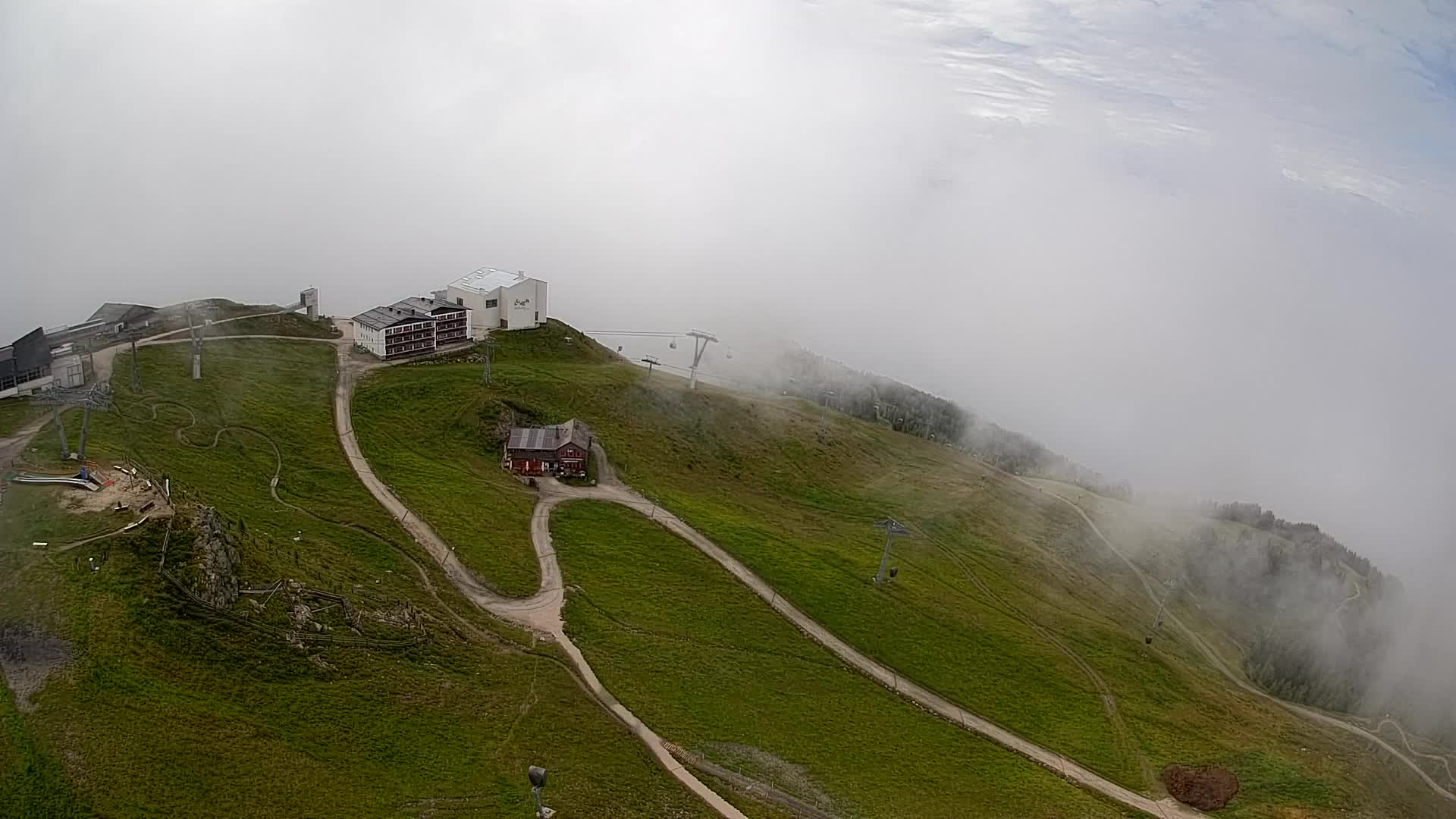 Kronplatz peak Ski resort | view to Bruneck