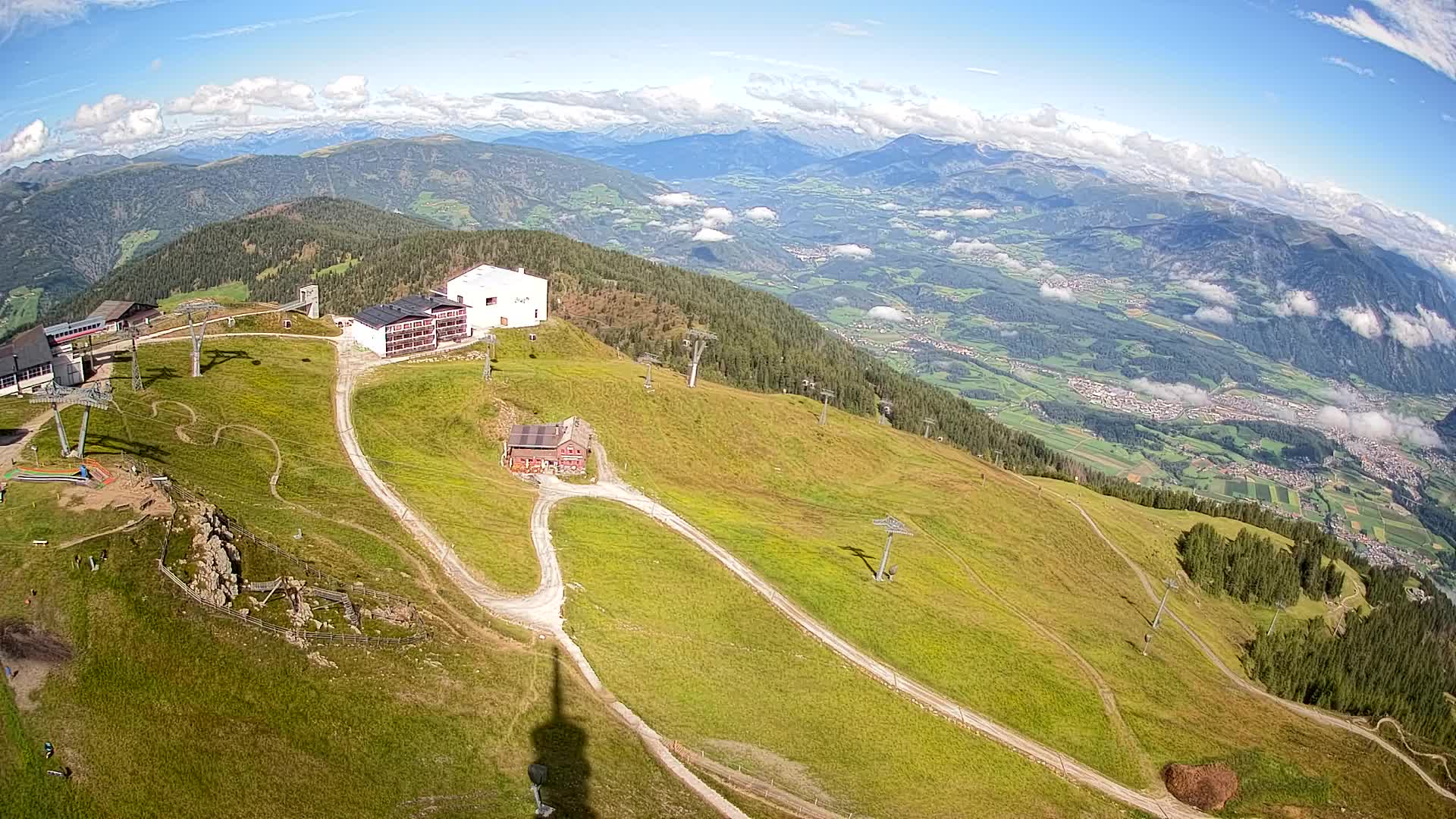 Kronplatz peak Ski resort | view to Bruneck