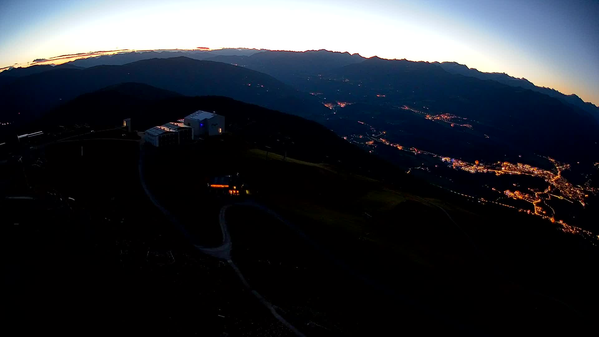 Skigebiet Kronplatz Gipfel | Blick auf Bruneck