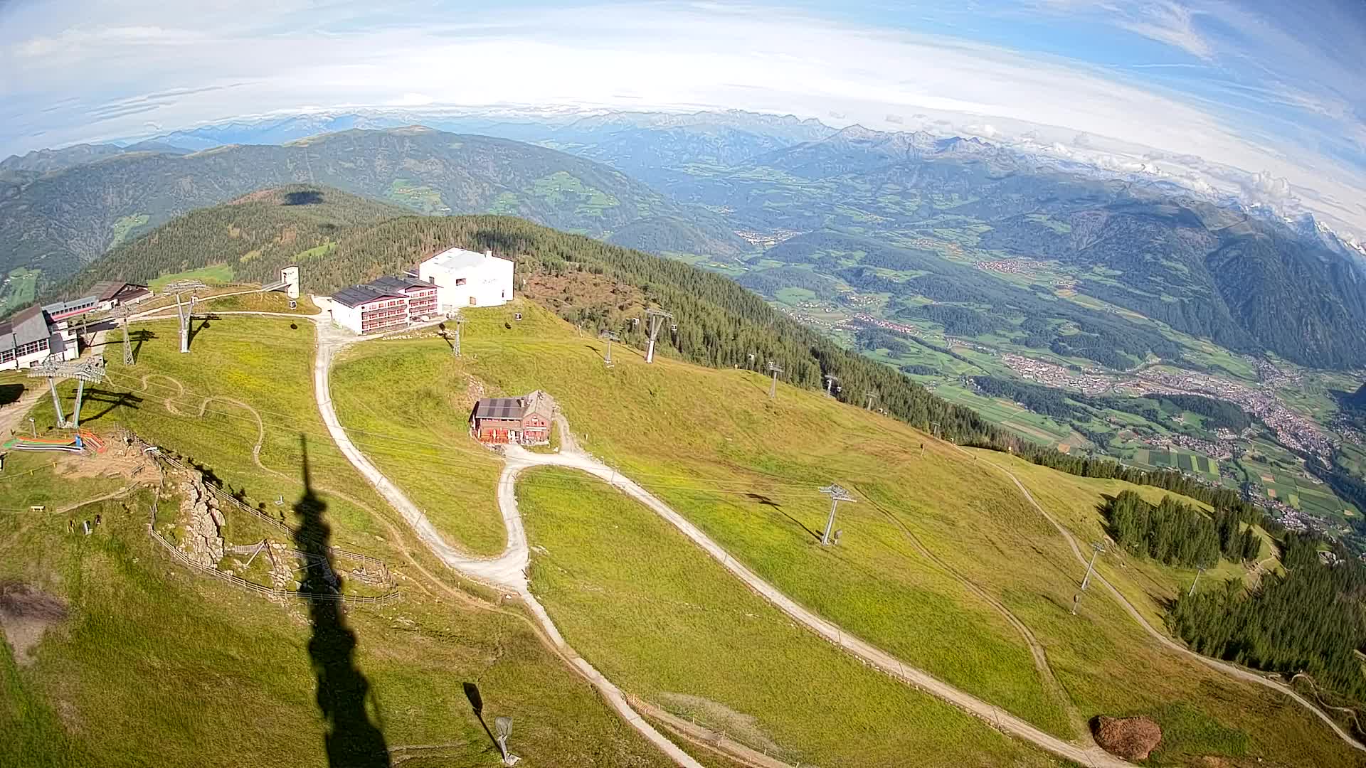 Kronplatz peak Ski resort | view to Bruneck