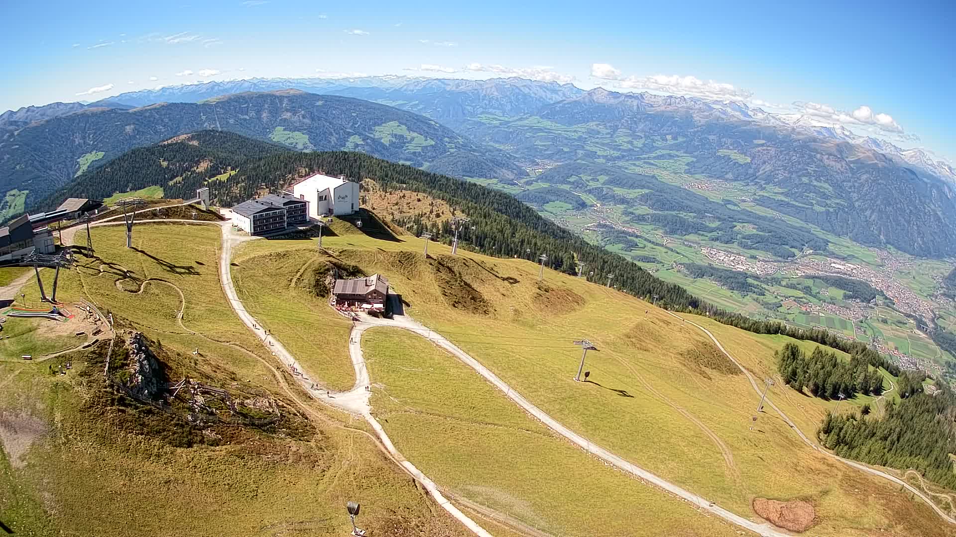 Kronplatz peak Ski resort | view to Bruneck