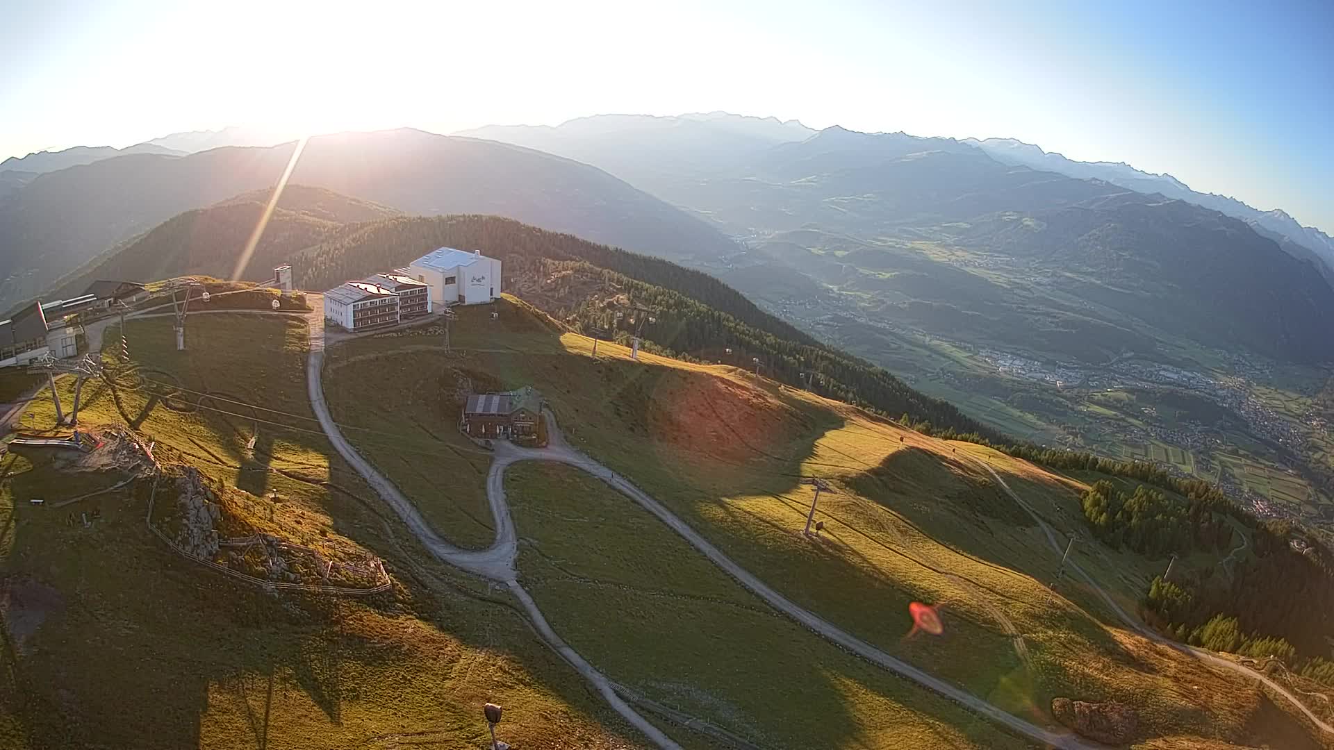 Kronplatz peak Ski resort | view to Bruneck