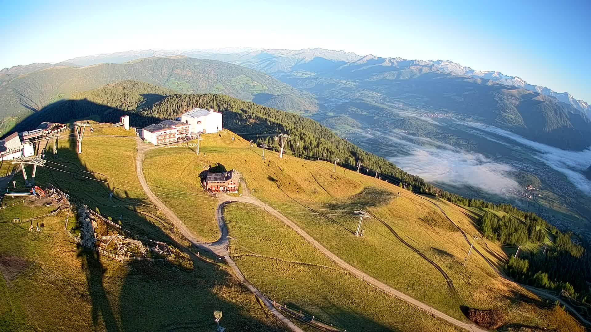 Smučišče Kronplatz – vrh | pogled na Bruneck