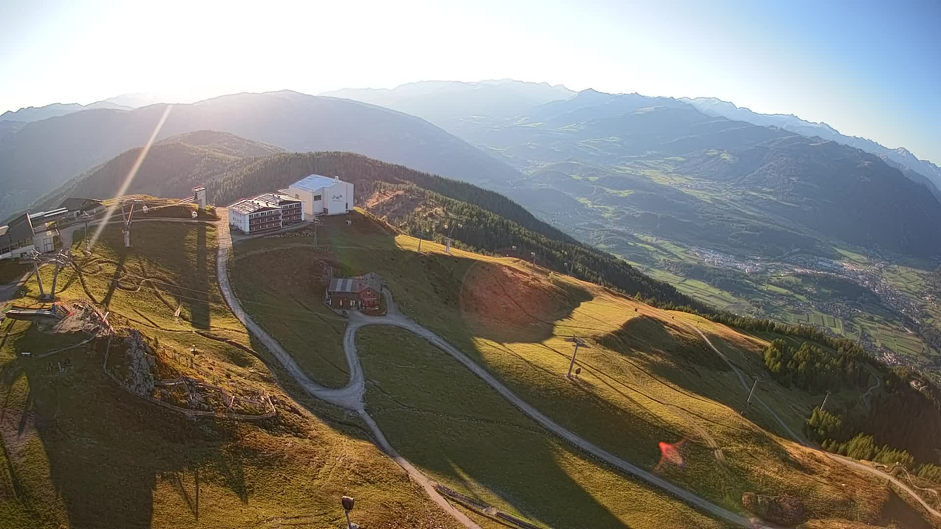 Kronplatz peak Ski resort | view to Bruneck