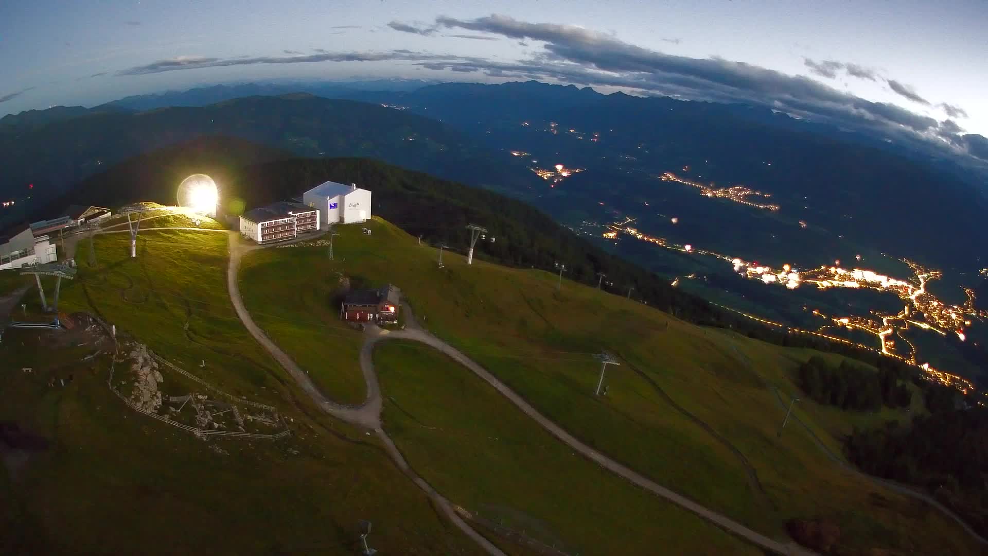 Kronplatz peak Ski resort | view to Bruneck