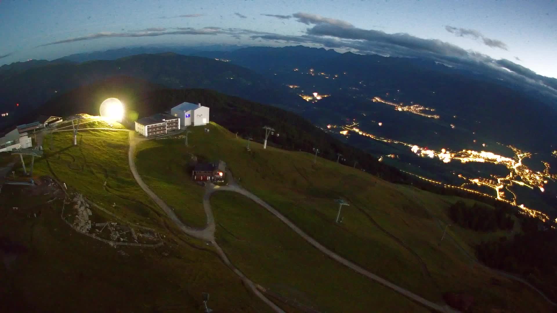 Kronplatz peak Ski resort | view to Bruneck