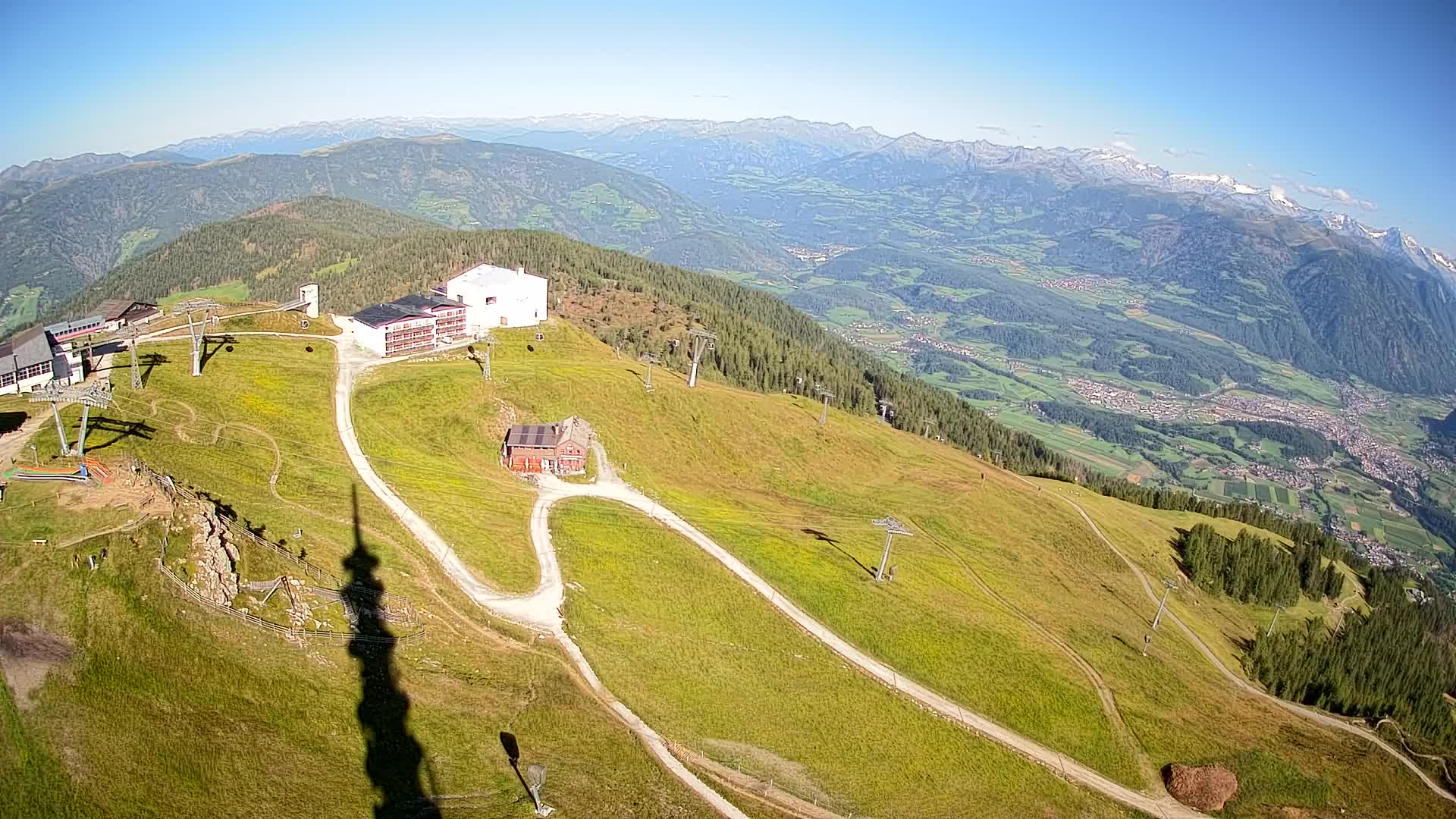 Kronplatz peak Ski resort | view to Bruneck
