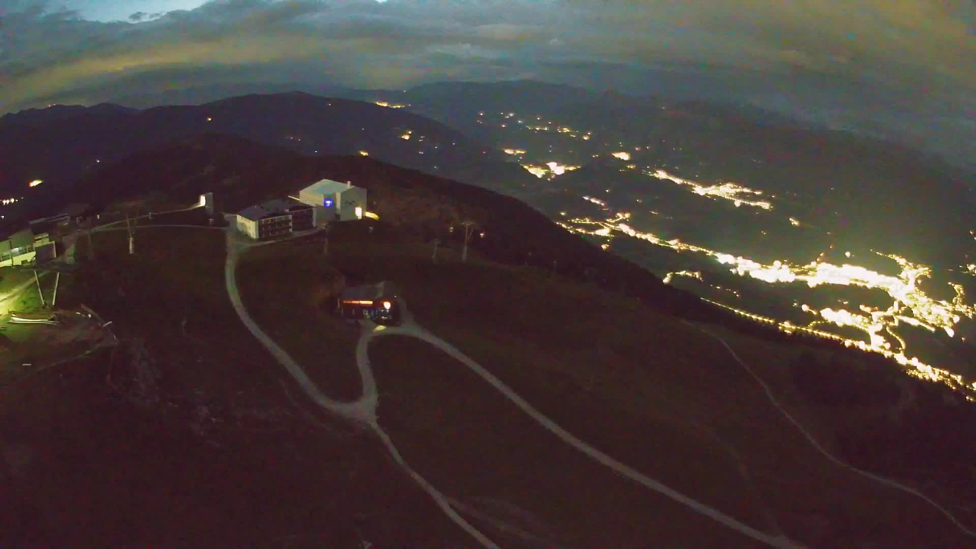Kronplatz peak Ski resort | view to Bruneck