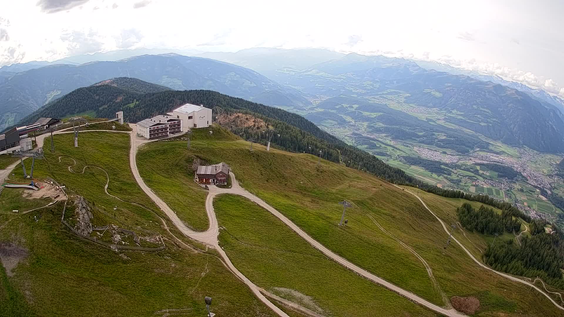 Smučišče Kronplatz – vrh | pogled na Bruneck