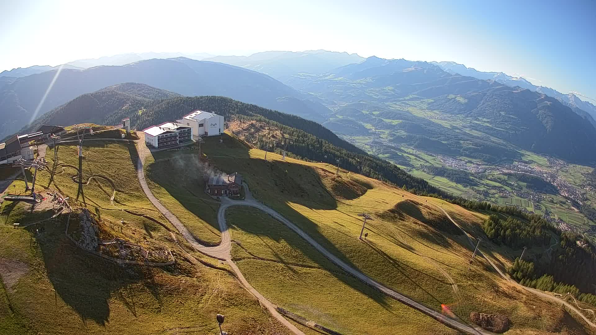 Stazione sciistica di Plan de Corones | vista su Brunico