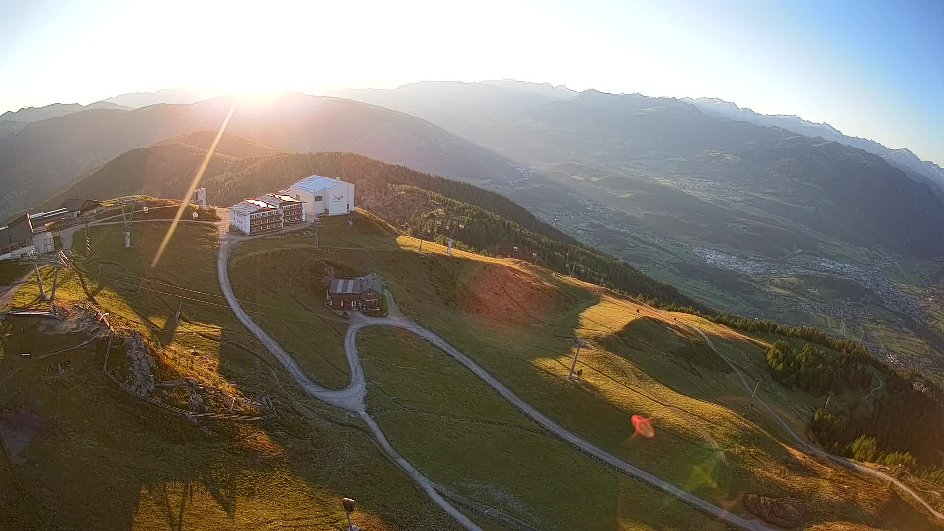 Kronplatz peak Ski resort | view to Bruneck