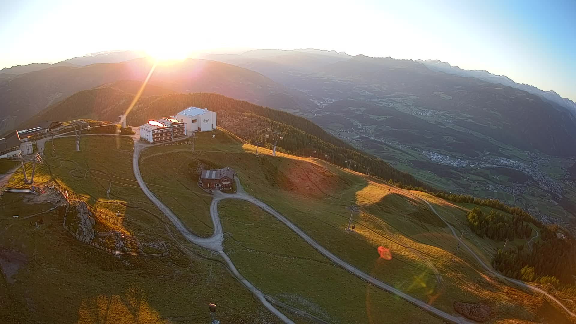 Kronplatz peak Ski resort | view to Bruneck