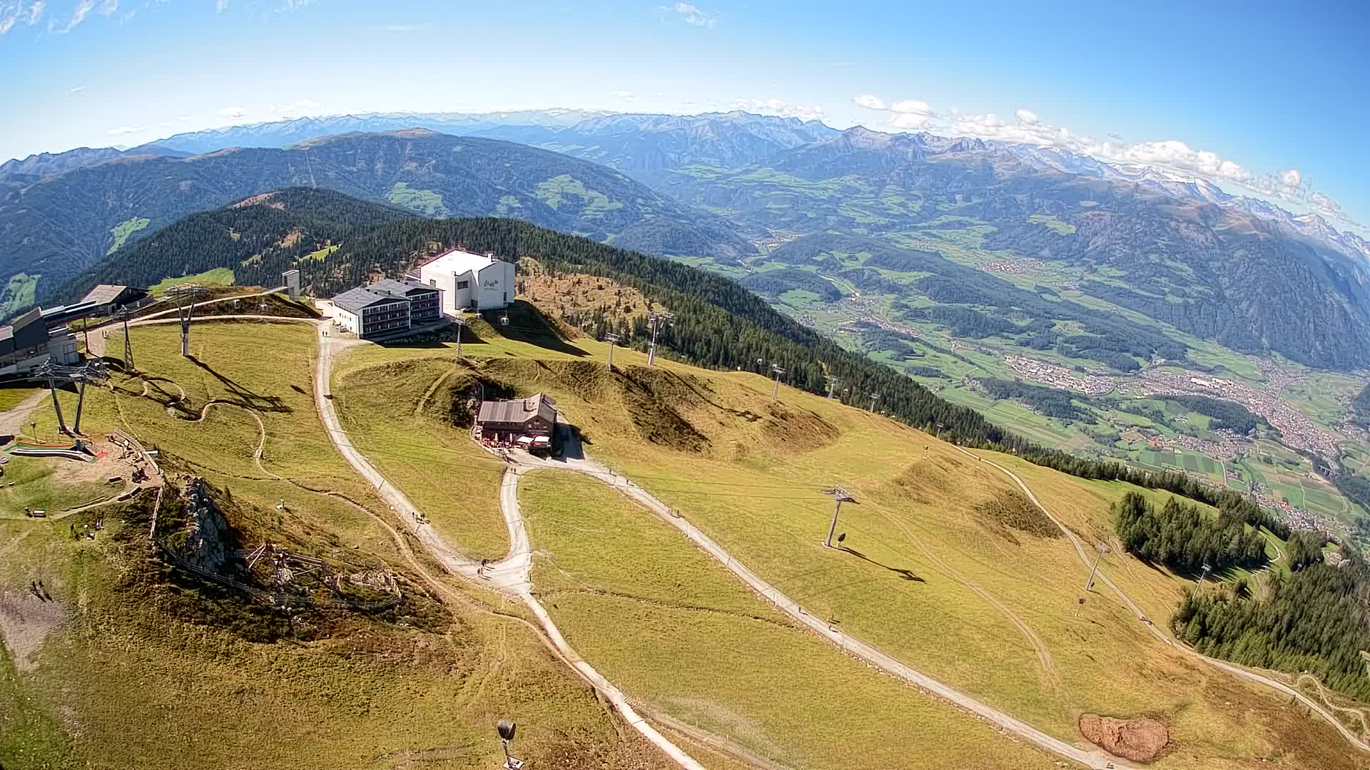 Kronplatz peak Ski resort | view to Bruneck